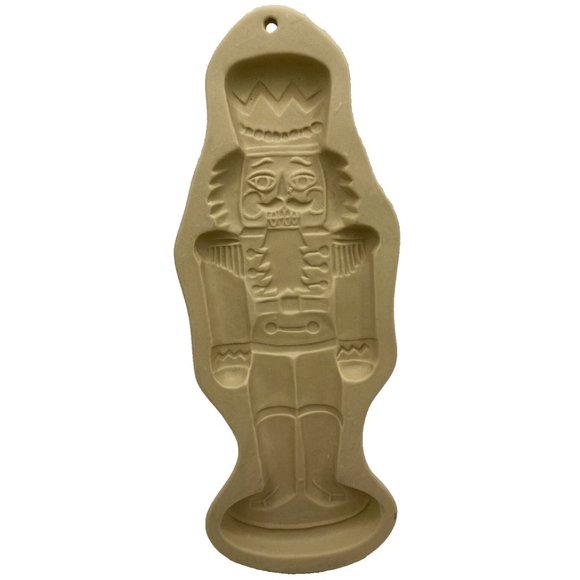 Set of 3 Brown Bag Cookie Art Molds Nutcracker Wreath Christmas Tree Recipe Book - Picture 8 of 12